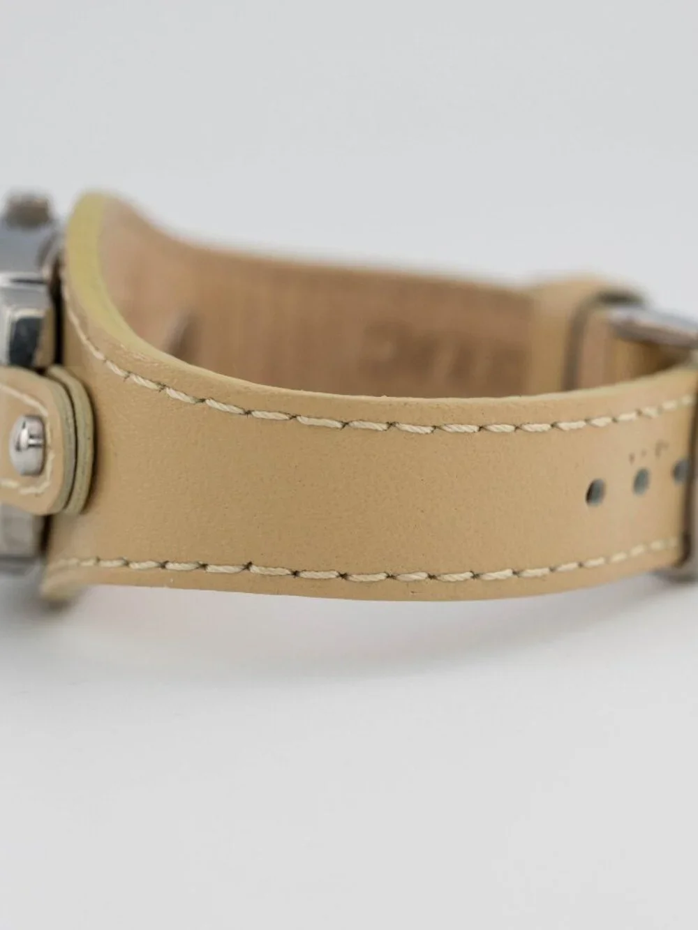 RELIC Tan Leather Cuff Quartz Analog Women's Watch New Battery